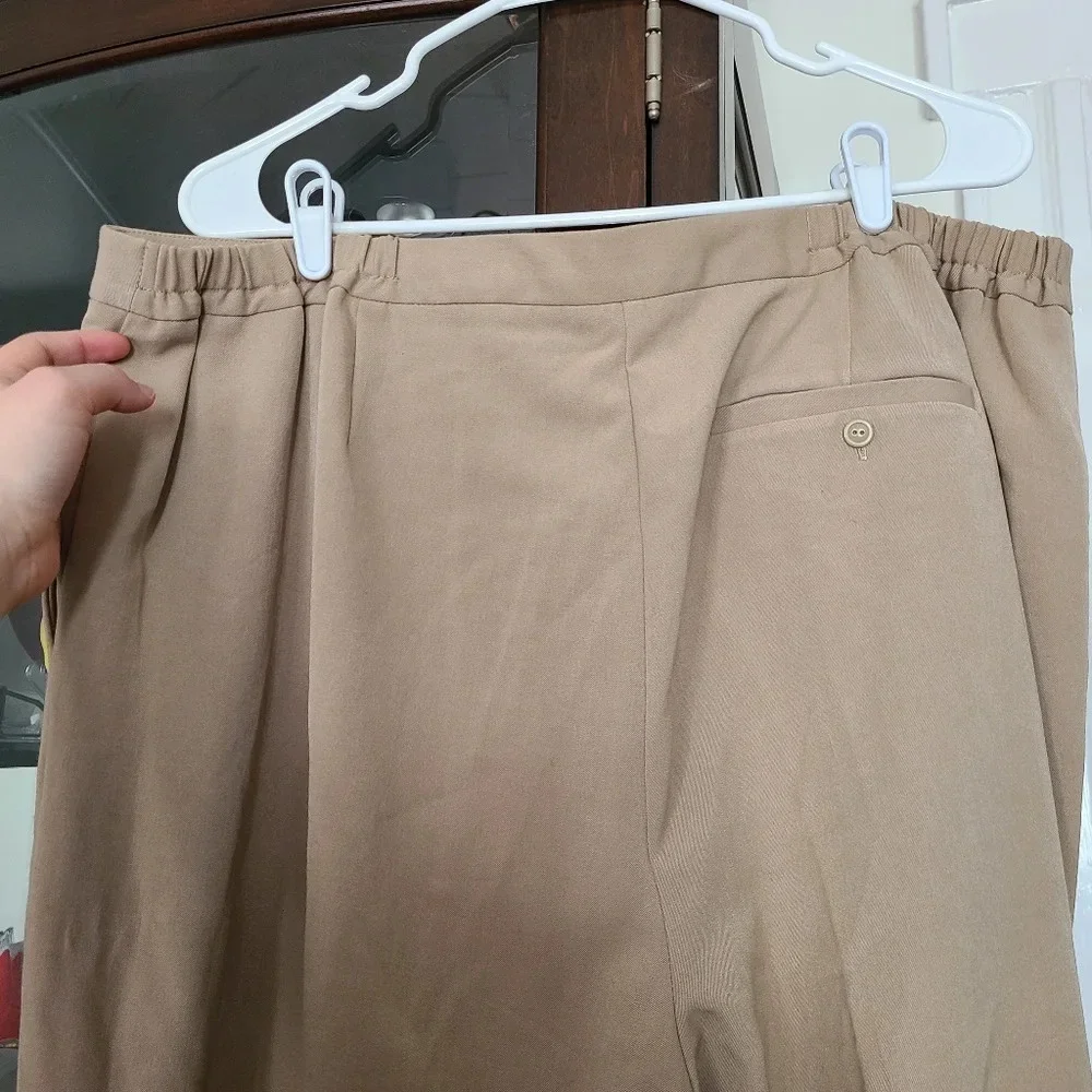 NWT Sigrid Olsen Wide Leg Short Length Business Casual Office Pants Size 22W - Picture 10 of 12